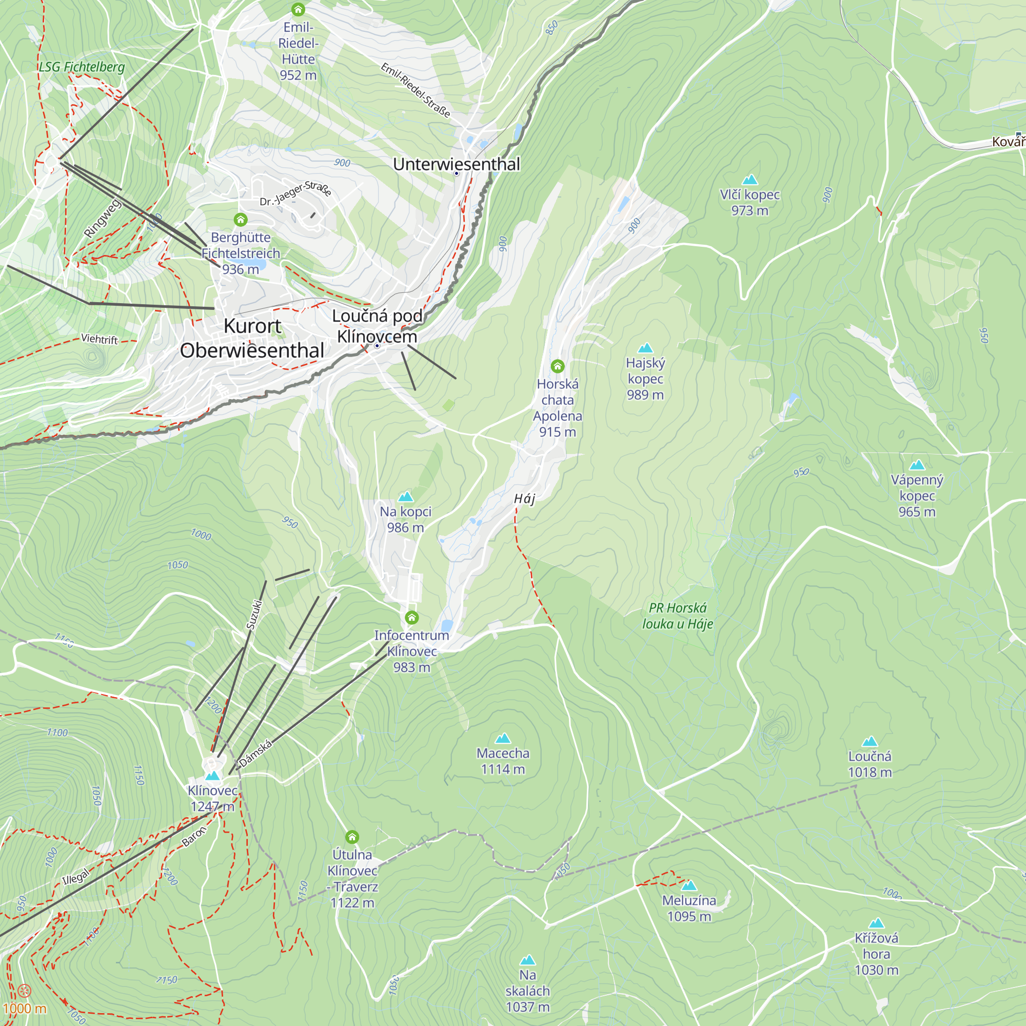 Chata Štěpánka map