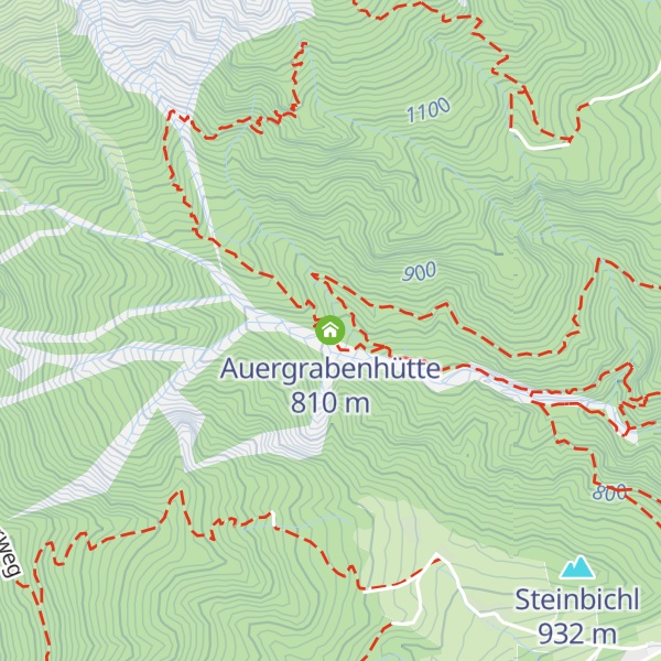 Map of Auergrabenhütte