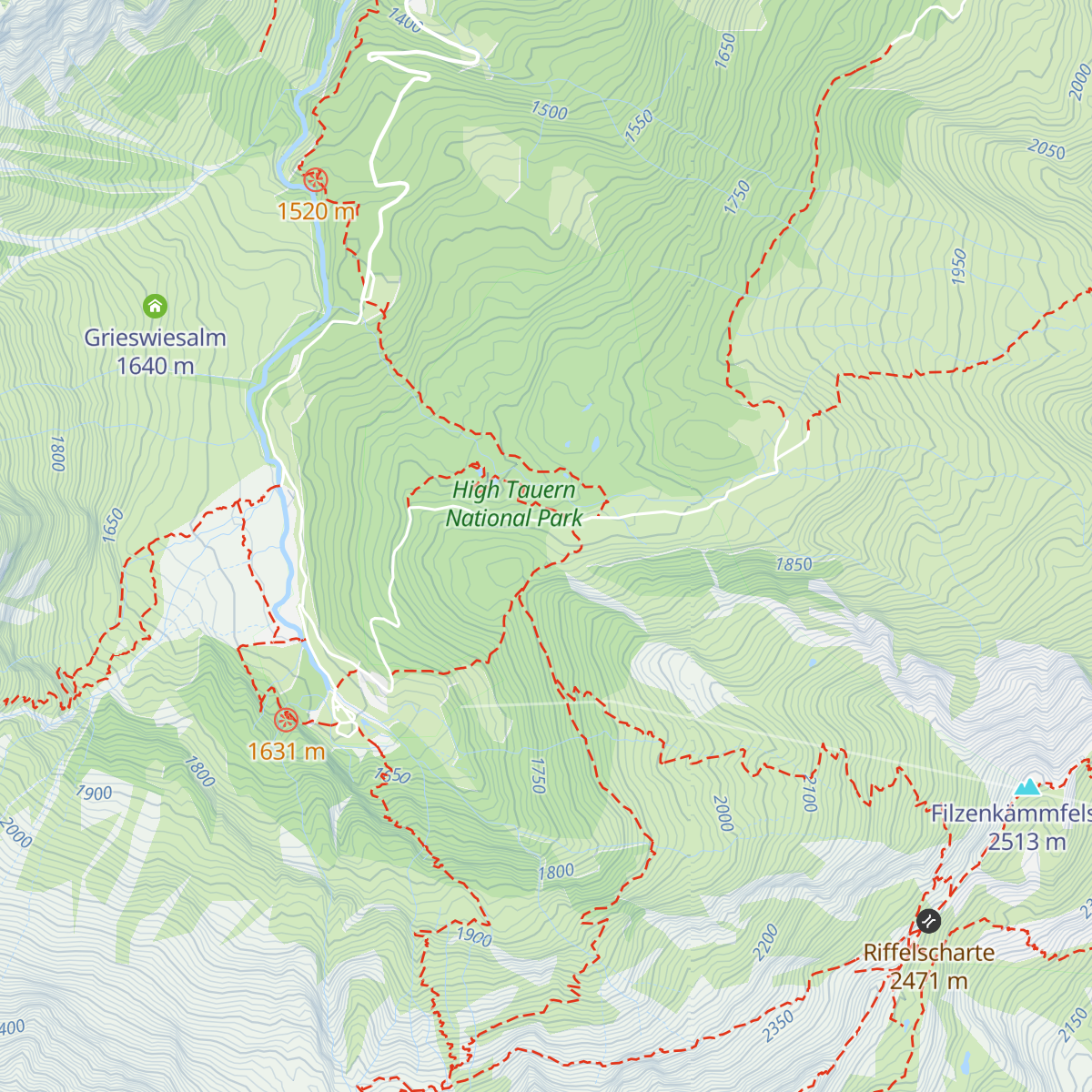 Gainschniggalm map