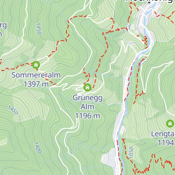 Map of Grünegg Alm