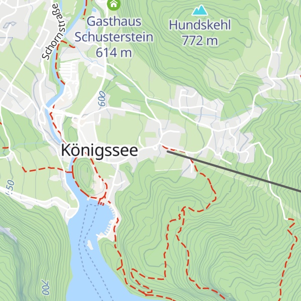 Map of Restaurant Jennerkaser