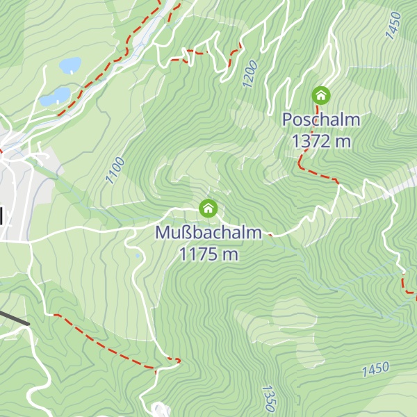 Map of Mußbachalm