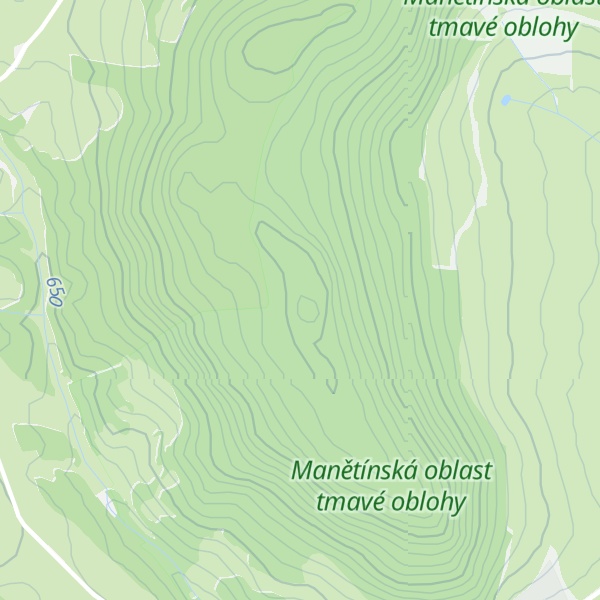 Map of Branišovský vrch