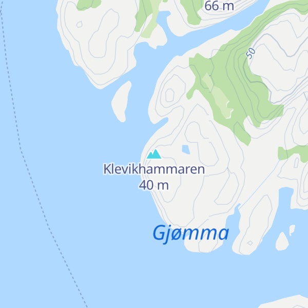 Map of Klevikhammaren