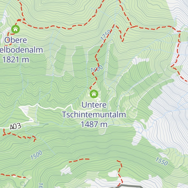Map of Untere Tschintemuntalm