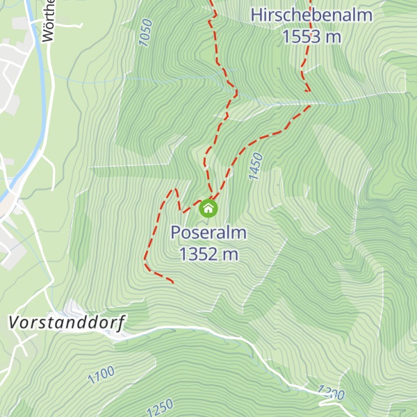 Map of Poseralm