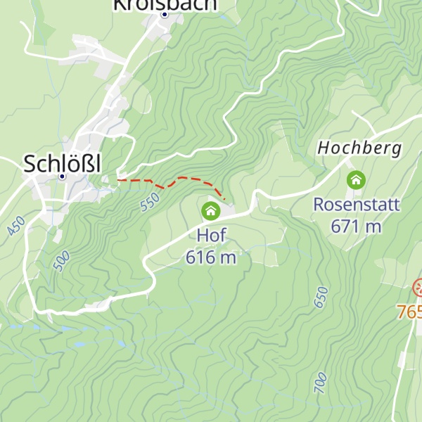 Map of Hof