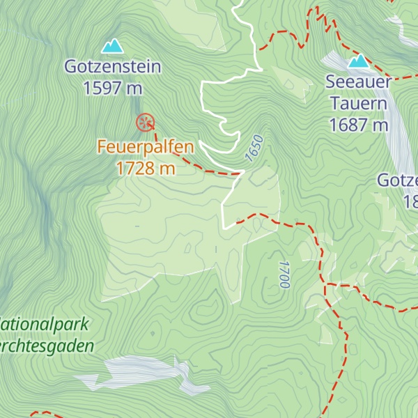 Map of Gotzenalm