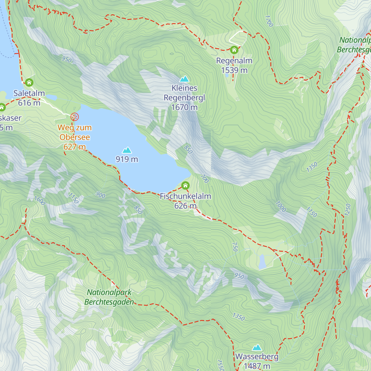 Fischunkelalm map
