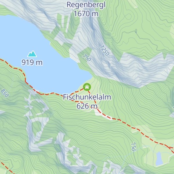 Map of Fischunkelalm