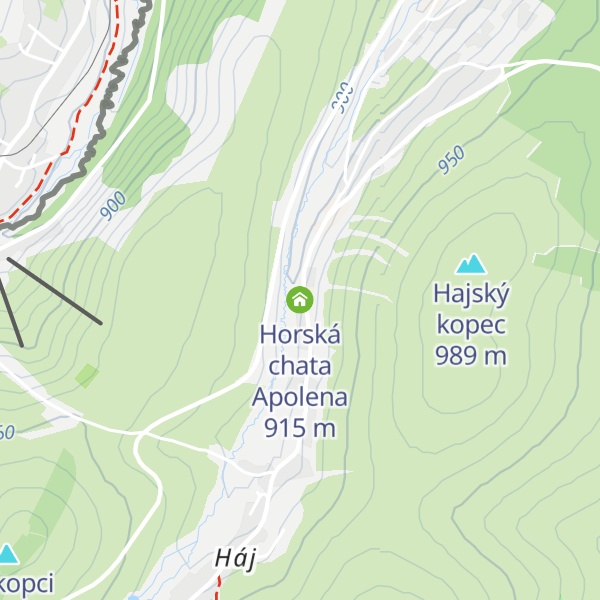 Map of Horská chata Apolena