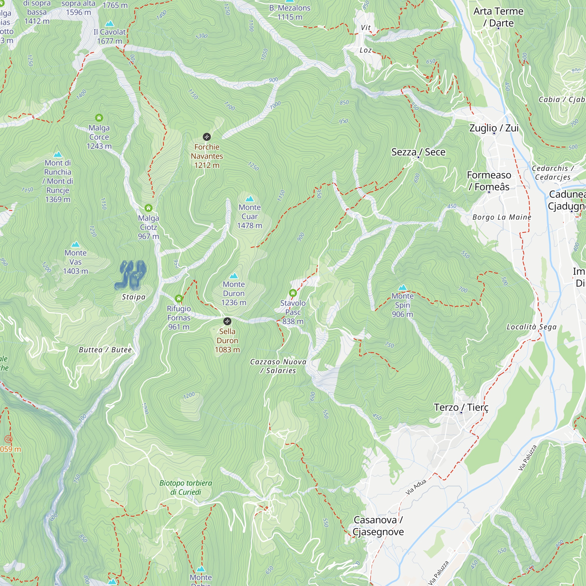 Stavolo Pasc map
