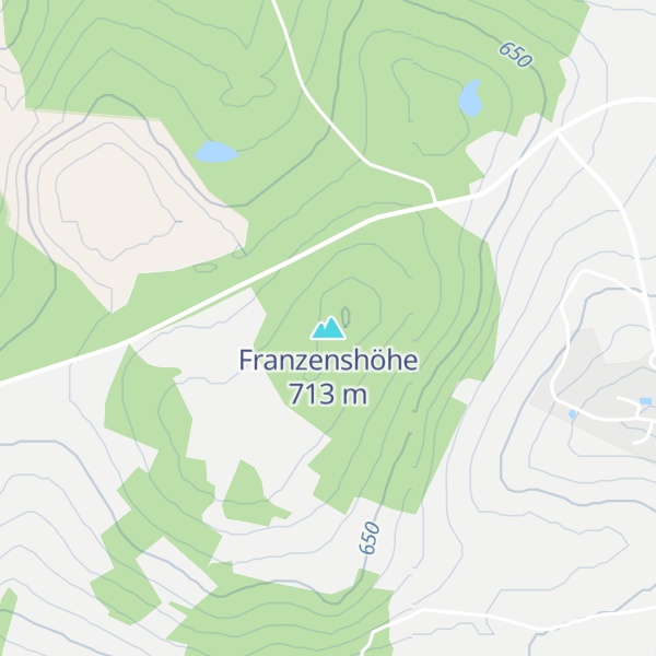 Map of Franzenshöhe