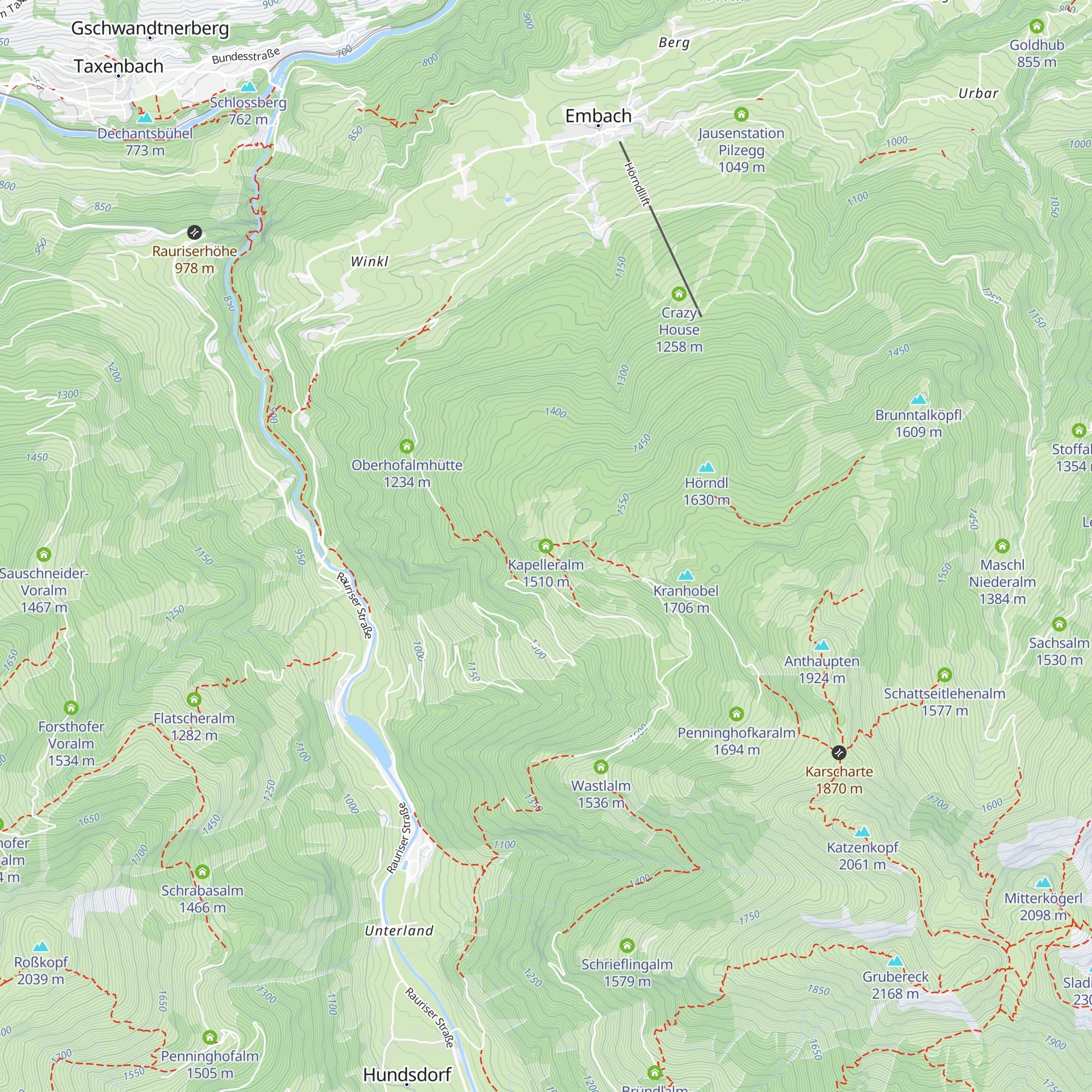 Kapelleralm map