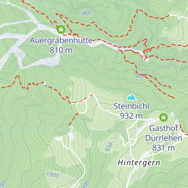 Map of Haus Untersberg
