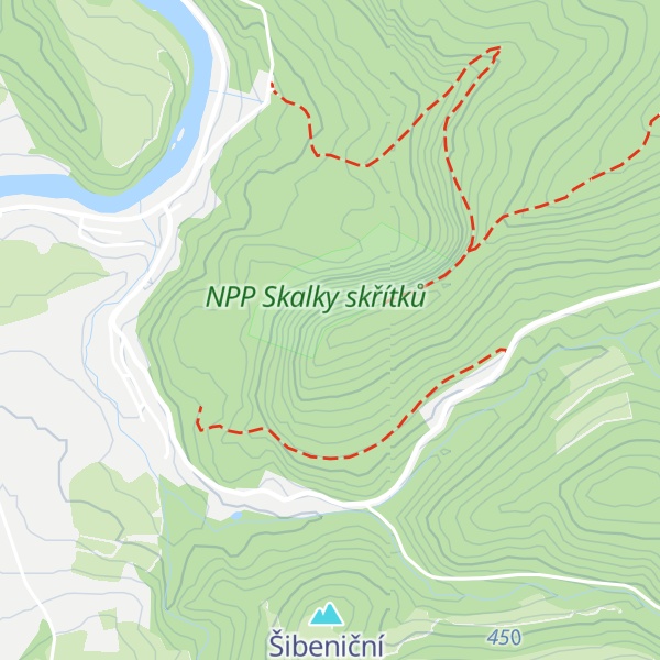 Map of Skalky skřítků [Hradiště-Doupovské Hradiště]
