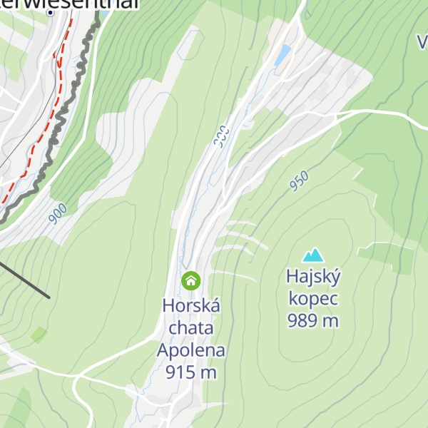 Map of Horská bouda Šubišák