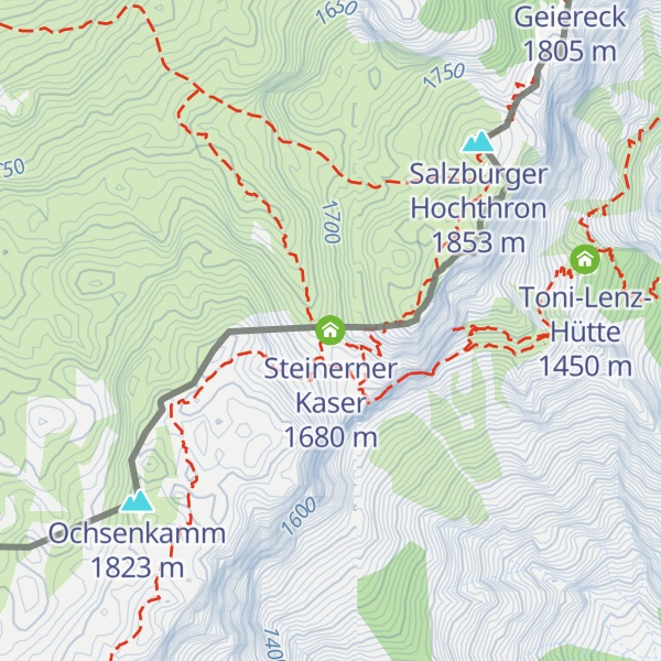 Map of Steinerner Kaser