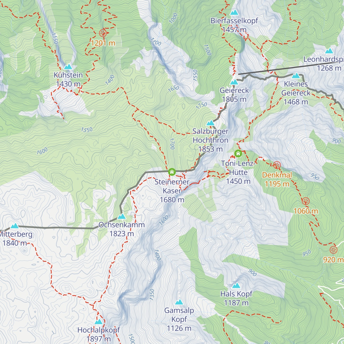 Steinerner Kaser map