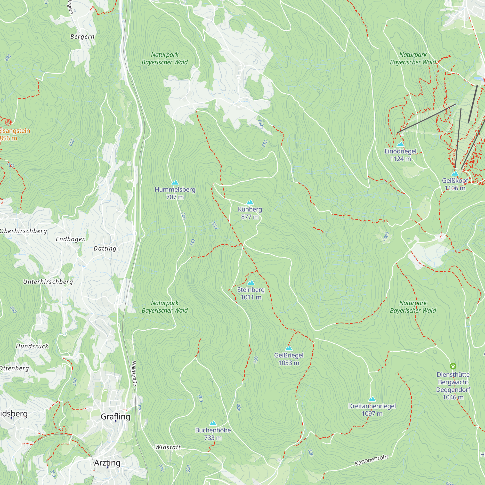 Berghaus Loderhart map