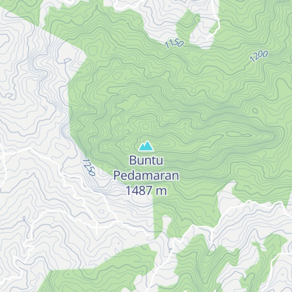 Map of Buntu Pedamaran