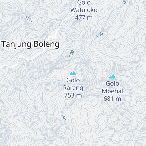 Map of Golo Rareng
