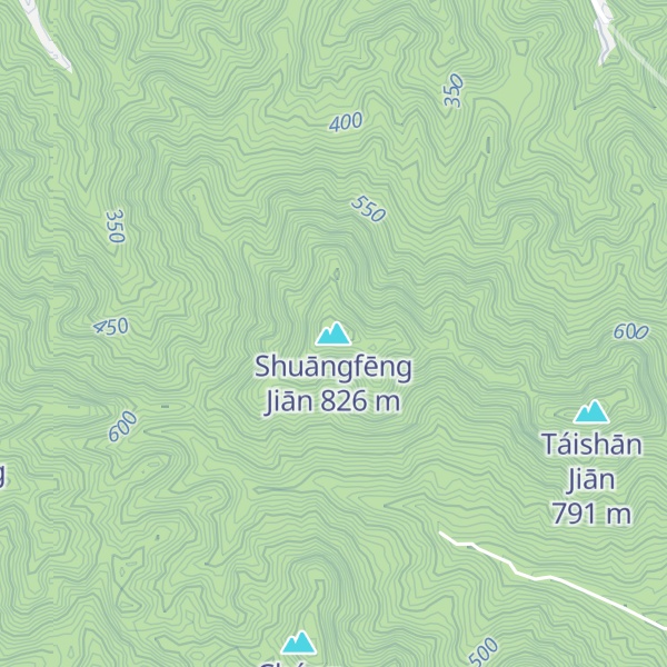 Map of Shuāngfēng Jiān