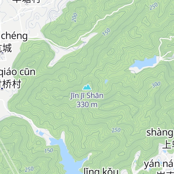 Map of Jīn Jī Shān