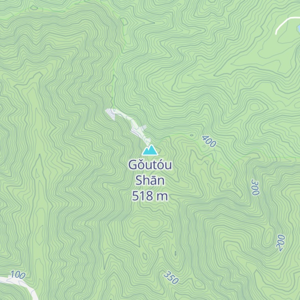 Map of Gǒutóu Shān
