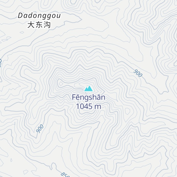 Map of Fēngshān