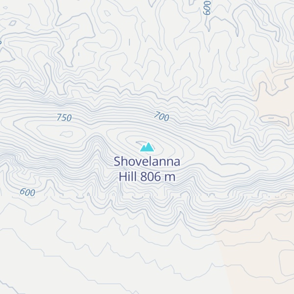 Map of Shovelanna Hill