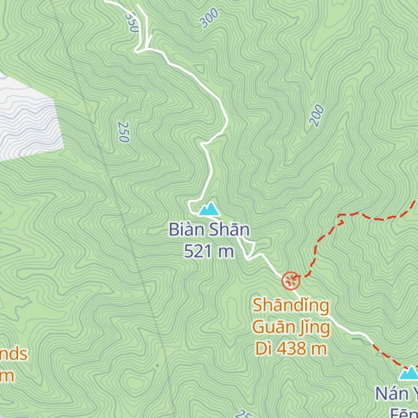 Map of Biàn Shān