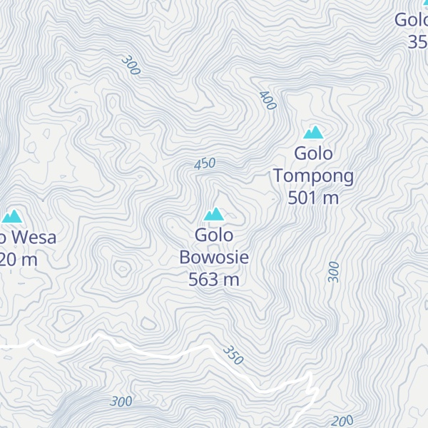Map of Golo Bowosie