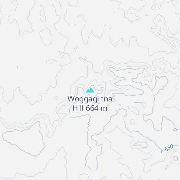Map of Woggaginna Hill
