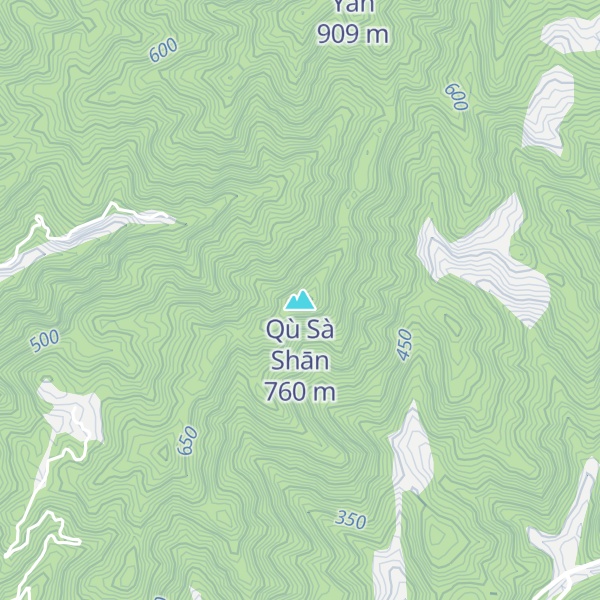 Map of Qù Sà Shān