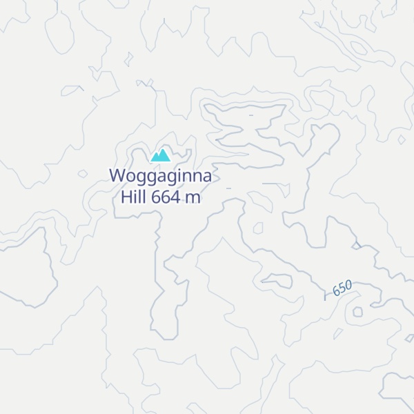 Map of Roggaginna Hill