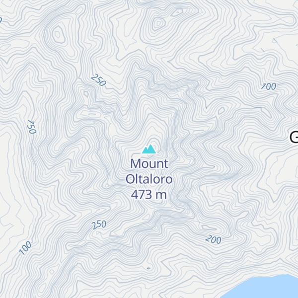 Map of Mount Oltaloro