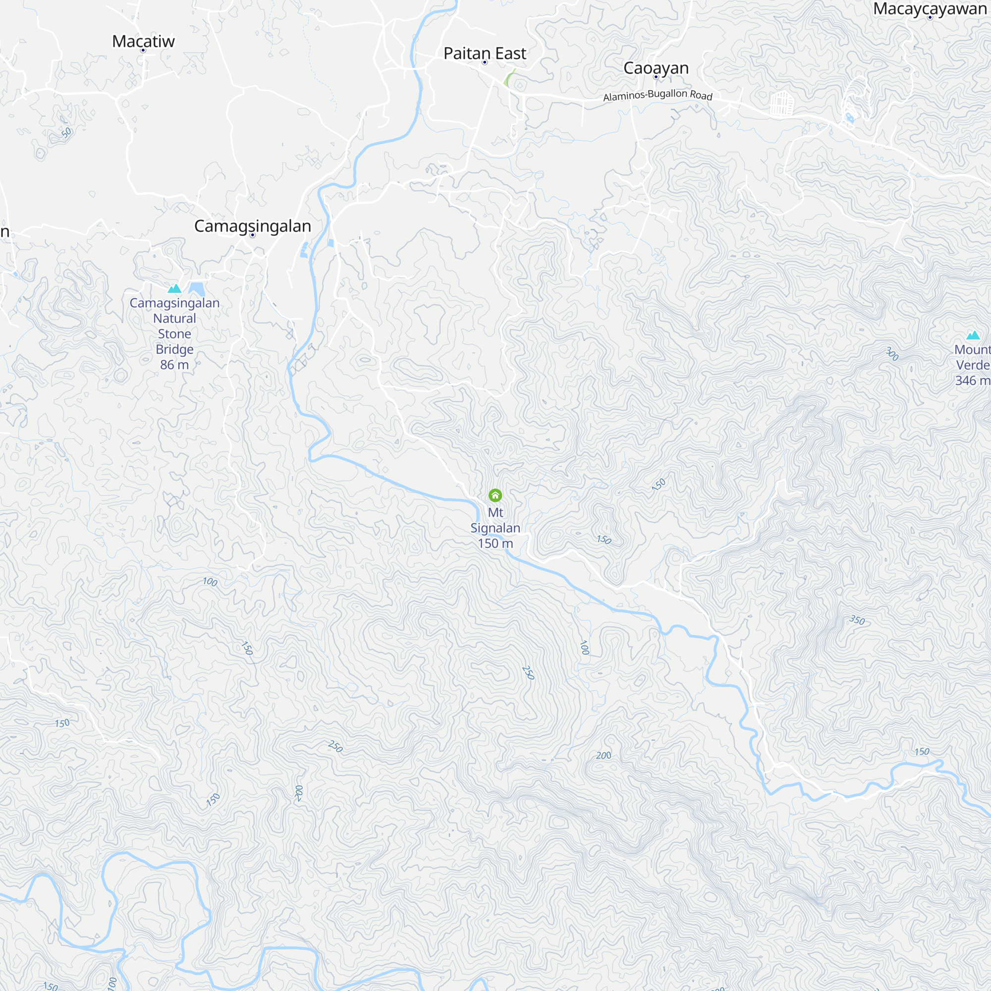 Mt Signalan map