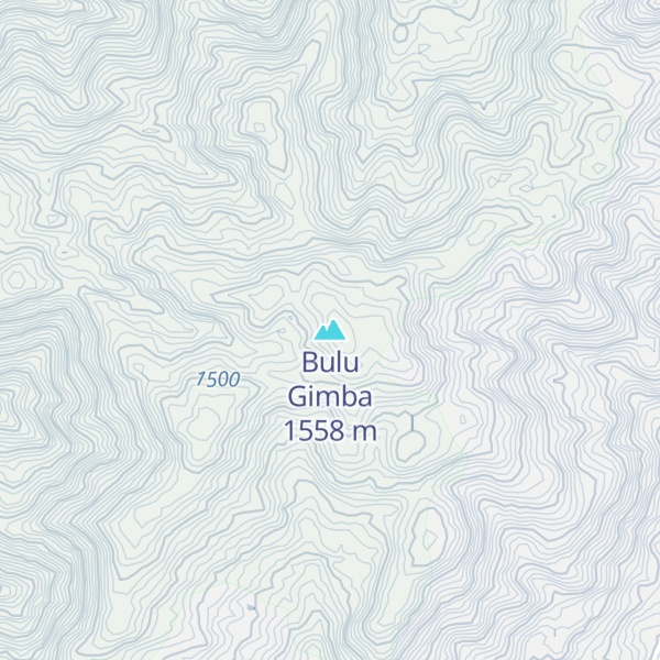 Map of Bulu Gimba