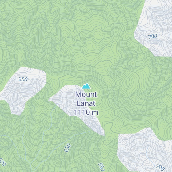 Map of Mount Lanat