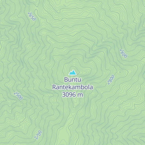 Map of Buntu Rantekambola