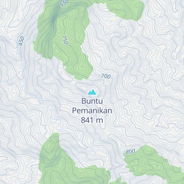 Map of Buntu Pemanikan