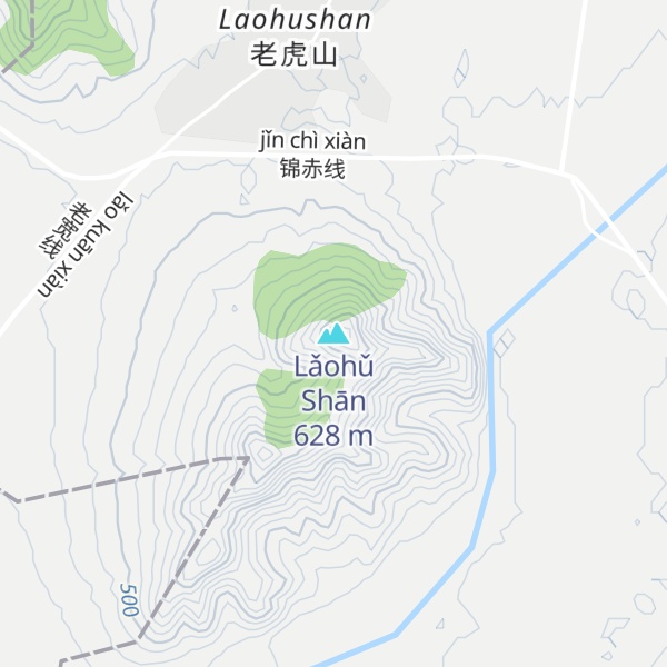 Map of Lǎohǔ Shān