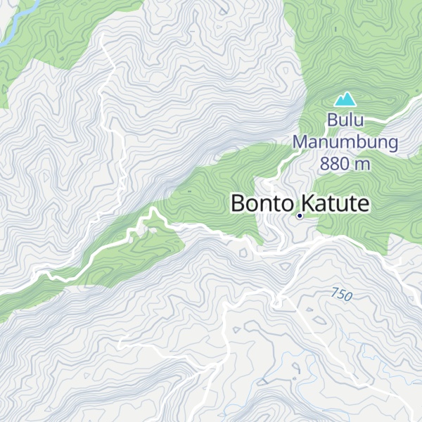 Map of Bulu Kahaloange