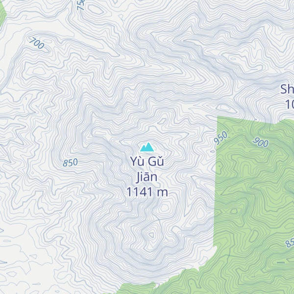 Map of Yù Gǔ Jiān