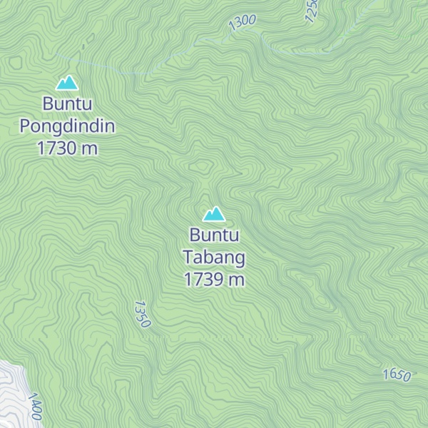 Map of Buntu Tabang
