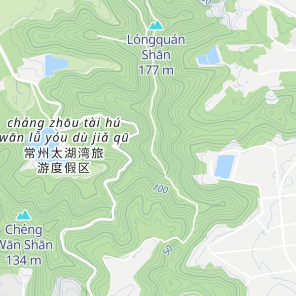 Map of Jiàng Gāng Shān