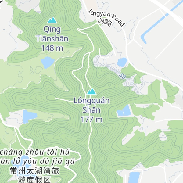 Map of Lóngquán Shān