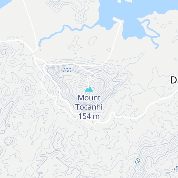 Map of Mount Tocanhi