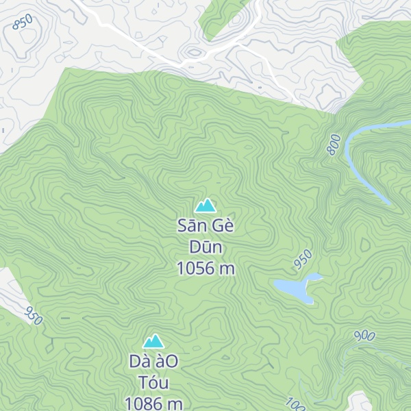 Map of Sān Gè Dūn